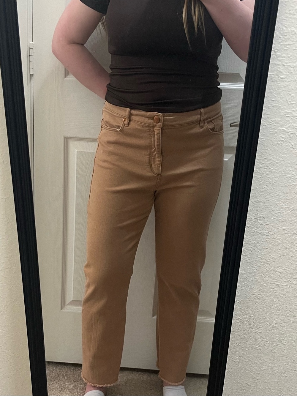 LOFT Outlet Tan Khakis